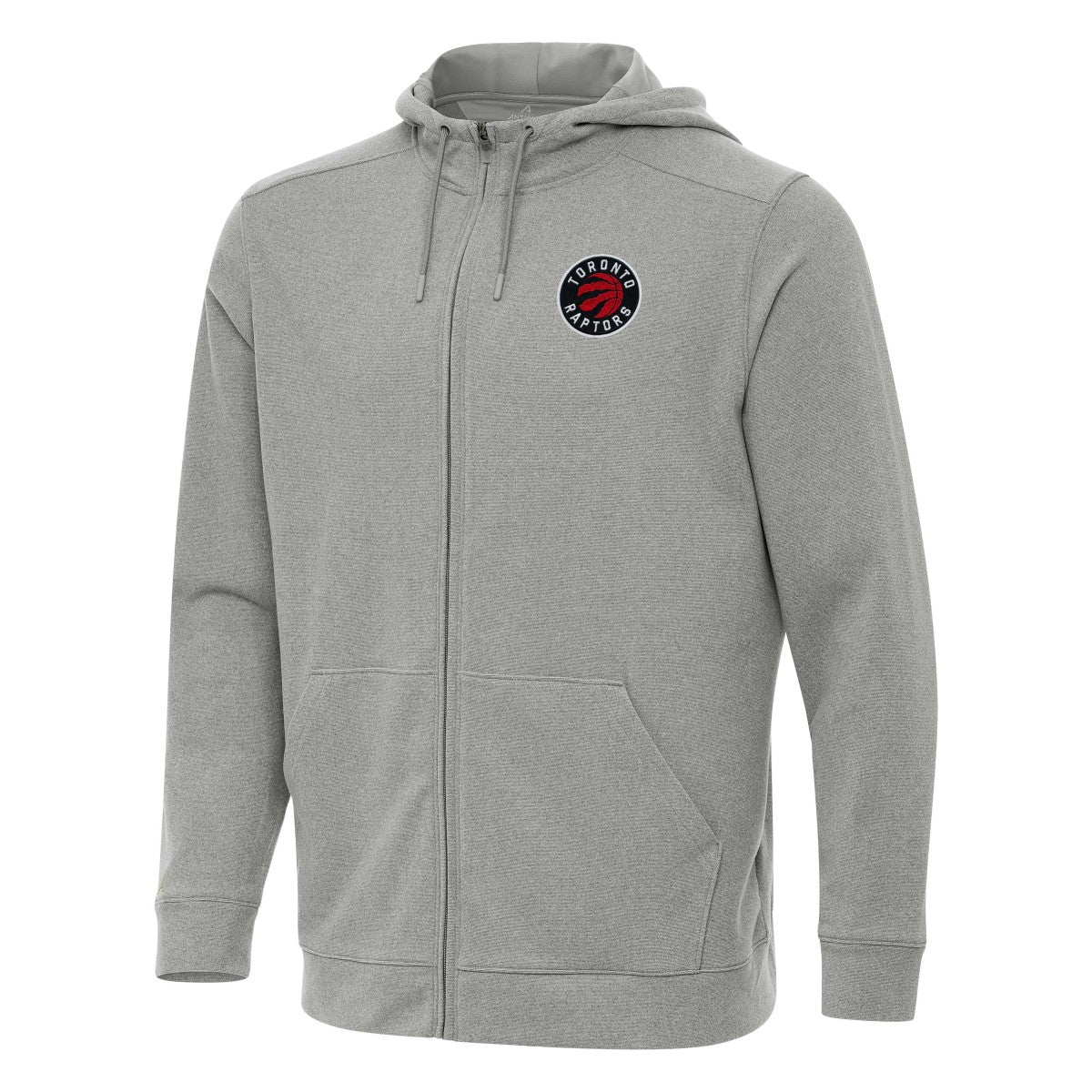 NBA - Toronto Raptors Antigua Effortless Full-Zip Hoodie Jacket - Heather Gray