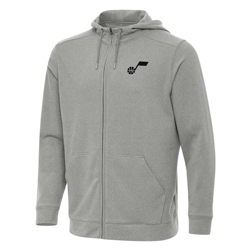 NBA - Utah Jazz Antigua Effortless Full-Zip Hoodie Jacket - Heather Gray