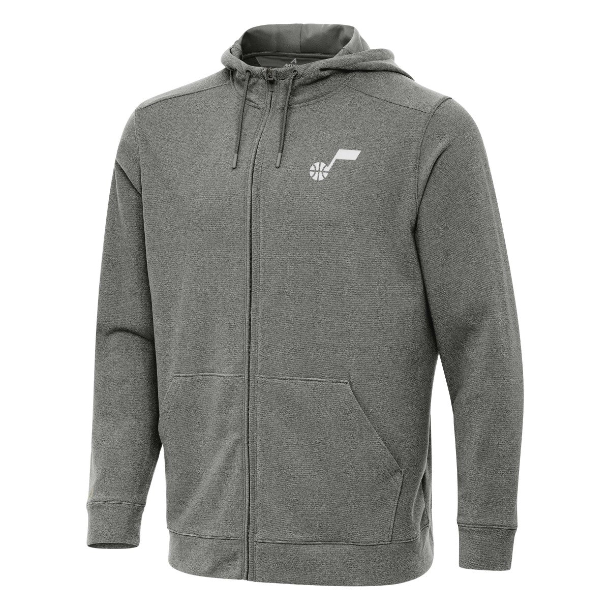 NBA - Utah Jazz Antigua Effortless Full-Zip Hoodie Jacket - Heather Charcoal