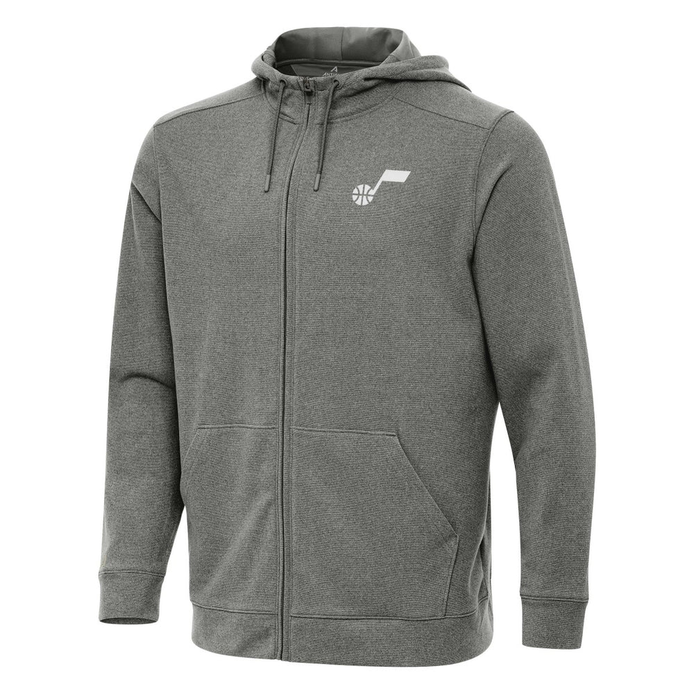 NBA - Utah Jazz Antigua Effortless Full-Zip Hoodie Jacket - Heather Charcoal