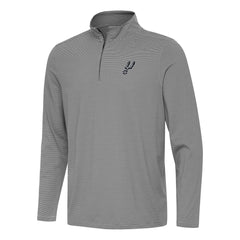 NBA - San Antonio Spurs Antigua Twine Quarter-Zip Top - Black