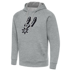 NBA - San Antonio Spurs Antigua Big & Tall Victory Raglan Pullover Hoodie - Heather Gray