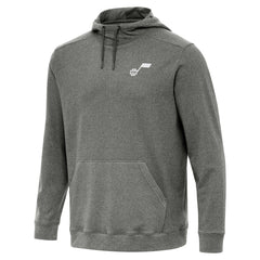 NBA - Utah Jazz Antigua Cloud Pullover Hoodie - Heather Black