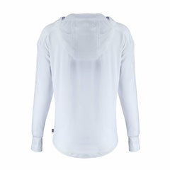 Cleveland Browns Cutter & Buck Women's Daybreak Eco Recycled Half-Zip Hoodie White - NFL