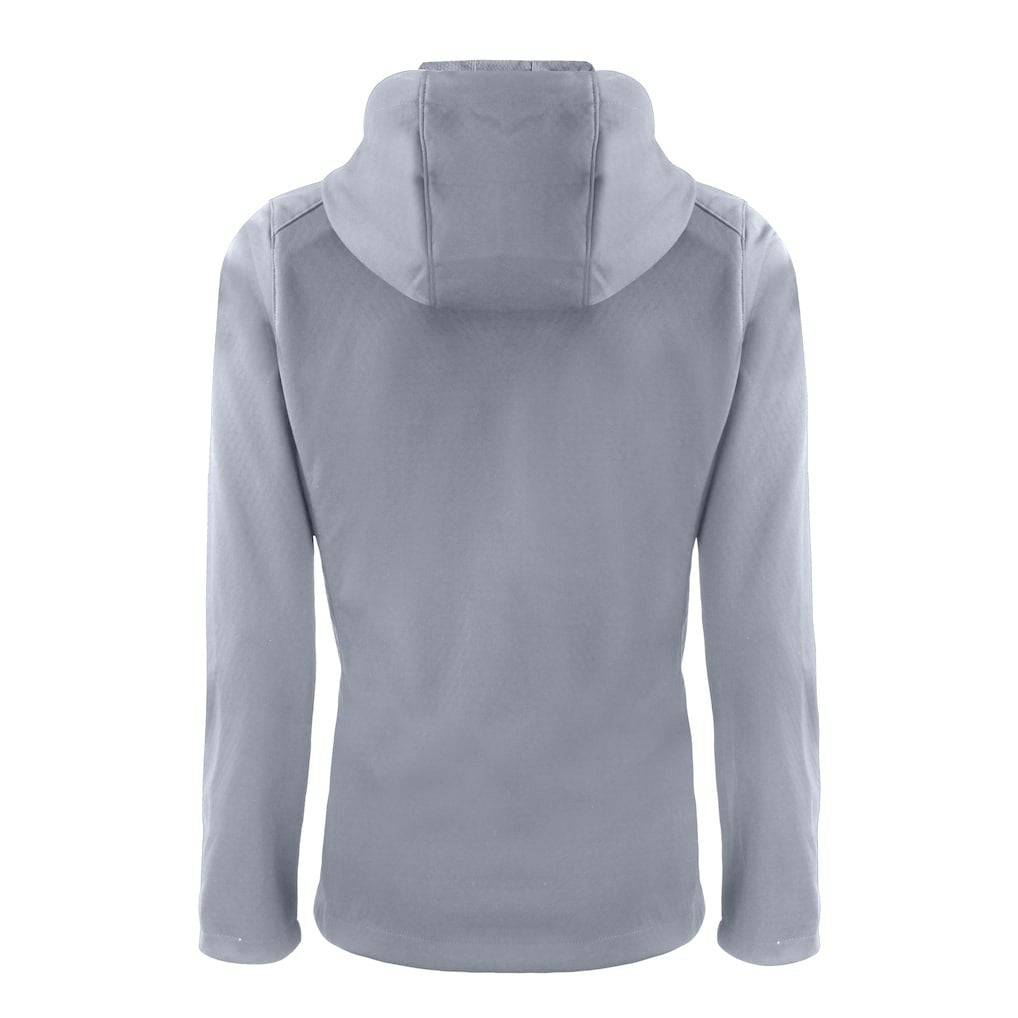 Cleveland Browns Cutter & Buck Women's Evoke Eco Softshell Recycled Full-Zip Hoodie Jacket Gray - NFL