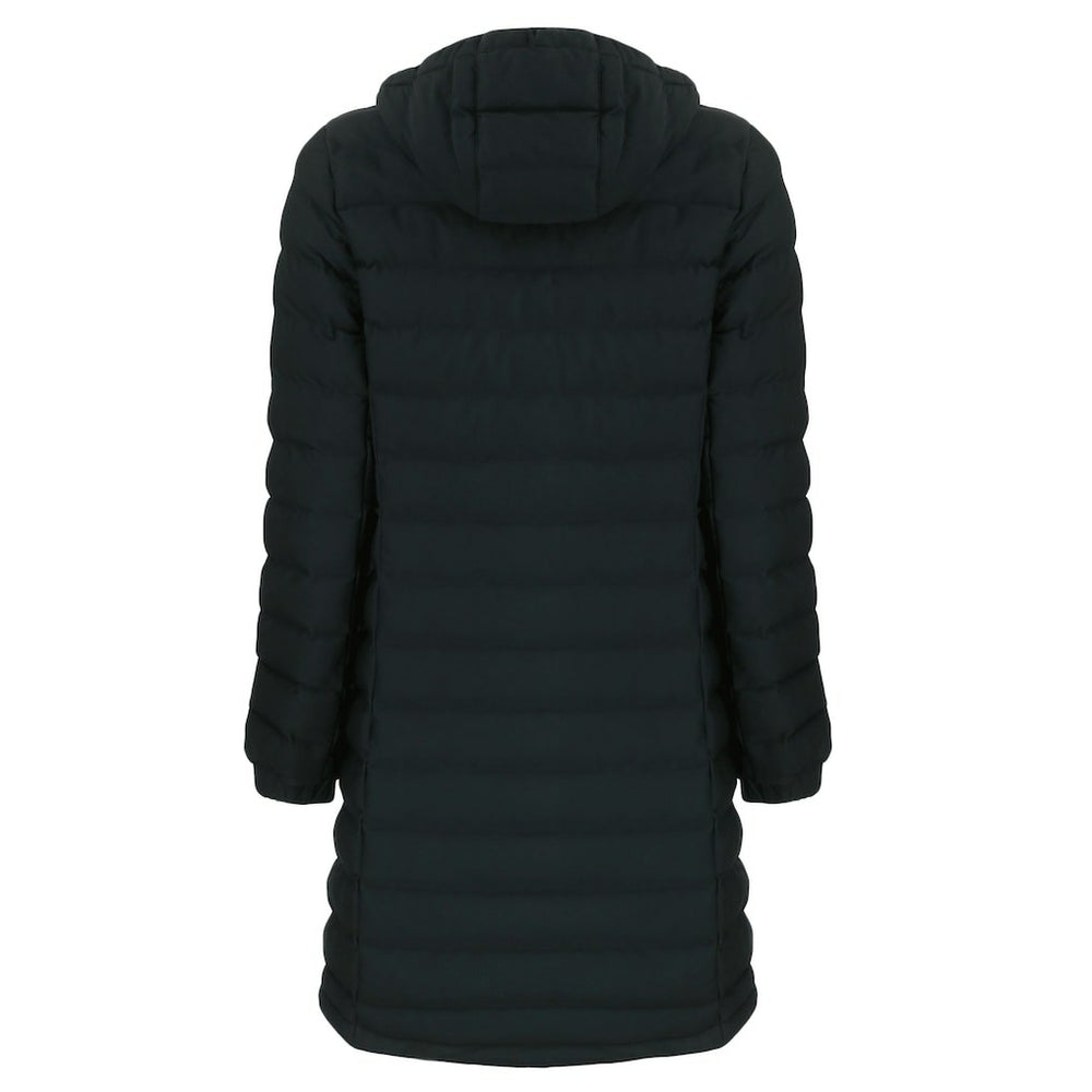 Cleveland Browns Cutter & Buck Women's Mission Ridge Repreve Eco Insulated Full-Zip Hoodie Long Puffer Jacket Black - NFL