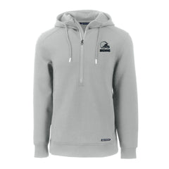 Cleveland Browns Cutter & Buck Roam Eco Recycled Half-Zip Pullover Hoodie Gray - NFL