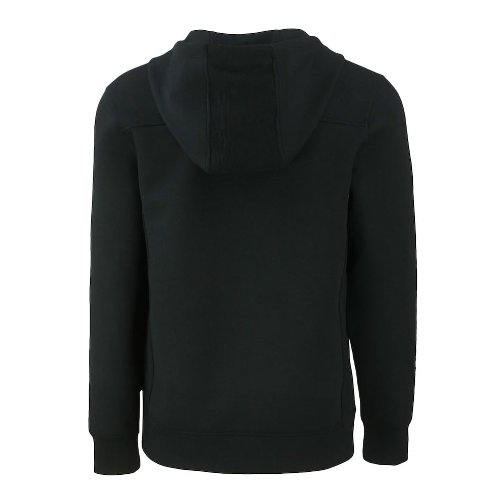 Cleveland Browns Cutter & Buck Roam Eco Recycled Half-Zip Pullover Hoodie Black - NFL