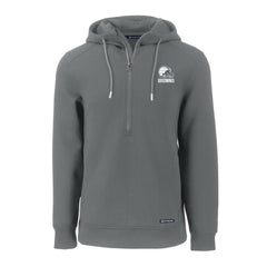 Cleveland Browns Cutter & Buck Roam Eco Recycled Half-Zip Pullover Hoodie Gray - NFL