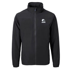 Cleveland Browns Cutter & Buck Charter Eco Recycled Full-Zip Hoodie Jacket Black - NFL