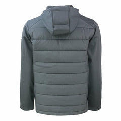 Cleveland Browns Cutter & Buck Evoke Hybrid Eco Softshell Recycled Full-Zip Hooded Jacket Gray - NFL