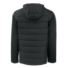Cleveland Browns Cutter & Buck Evoke Hybrid Eco Softshell Recycled Full-Zip Hooded Jacket Black - NFL