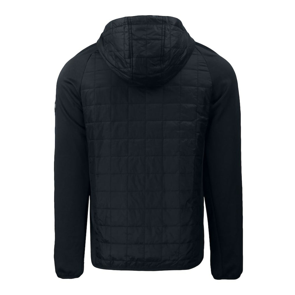 Cleveland Browns Cutter & Buck Rainier Primaloft Eco Full-Zip Hoodie Hybrid Jacket Black - NFL