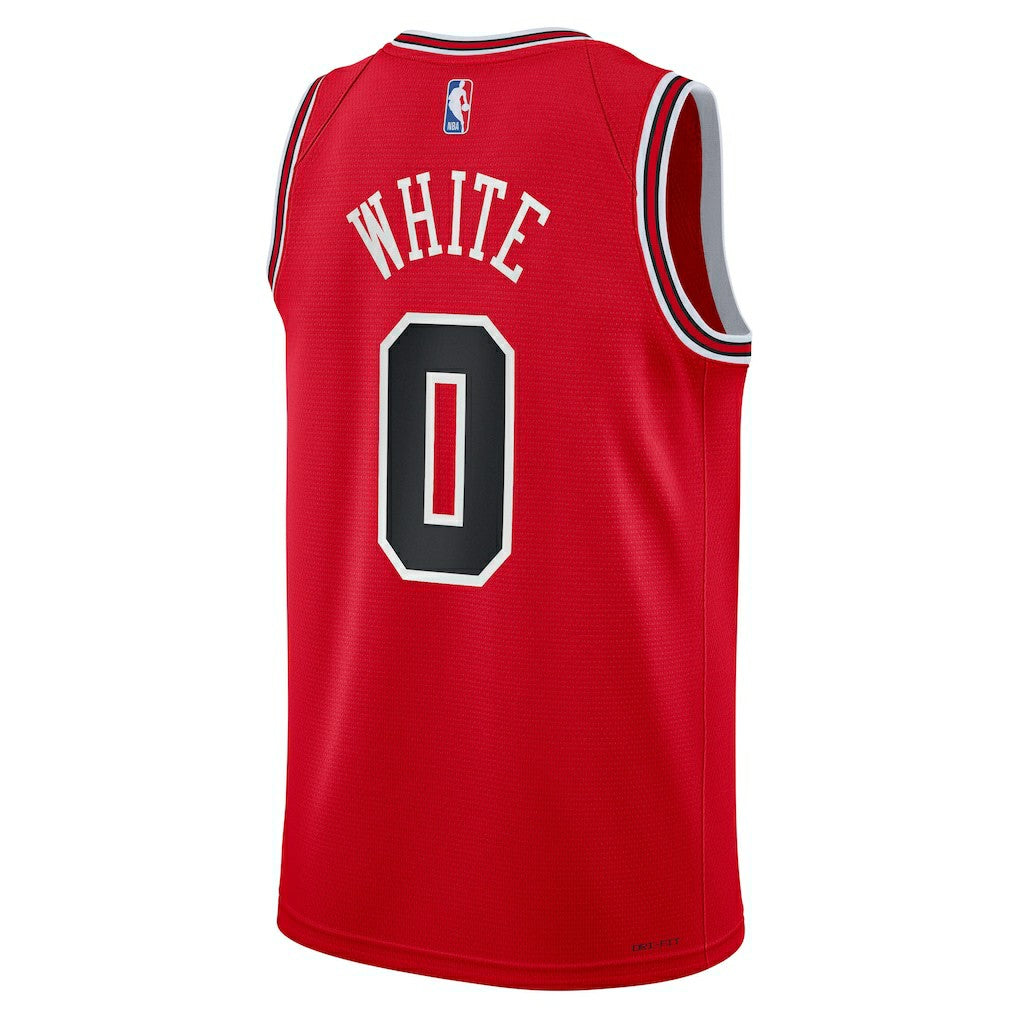NBA - Coby White Chicago Bulls Youth Swingman Jersey - Red - Icon Edition