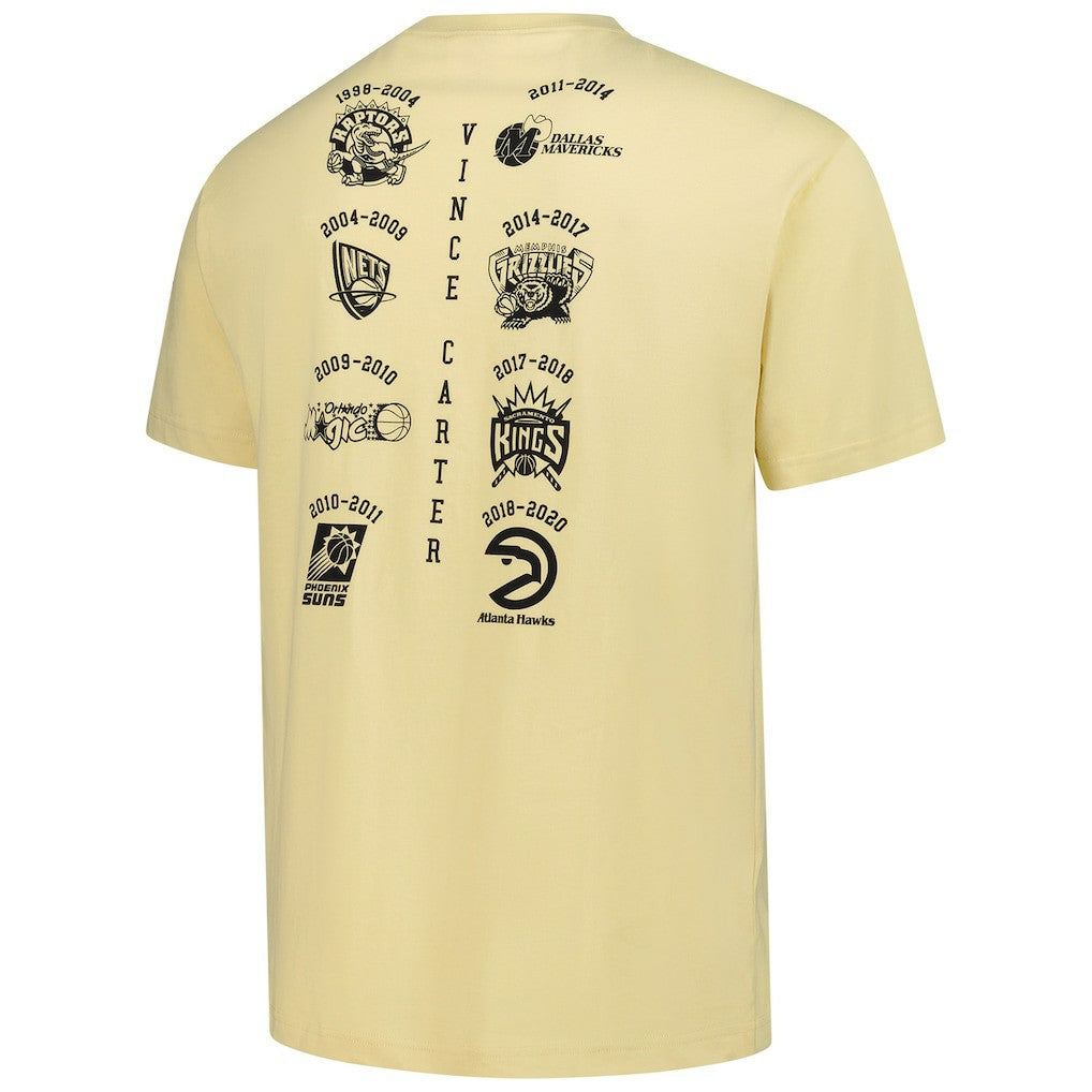 Mitchell & Ness - Vince Carter Toronto Raptors Premium T-Shirt - Cream