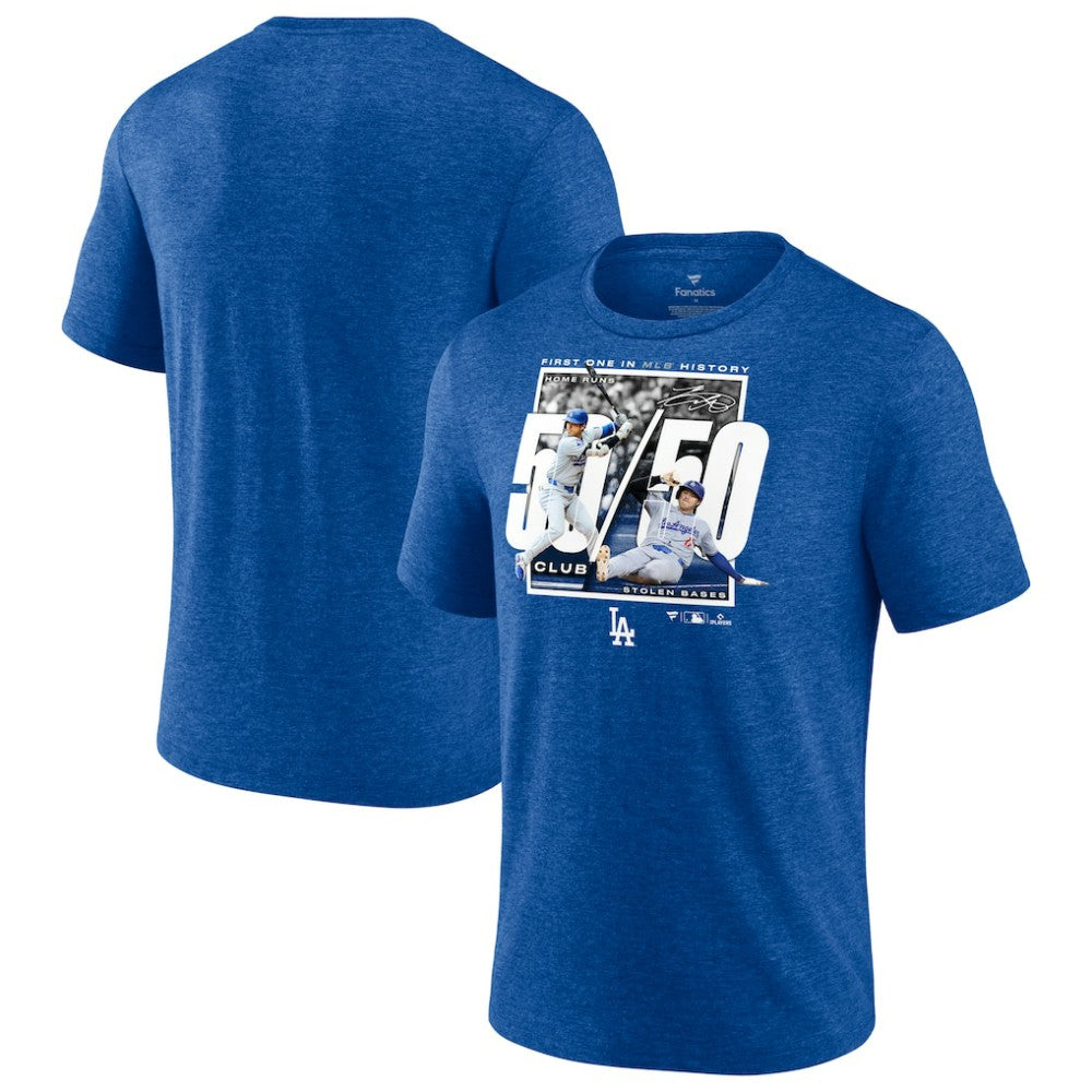 Shohei Ohtani Los Angeles Dodgers Fanatics 50/50 Club T-Shirt for sale
