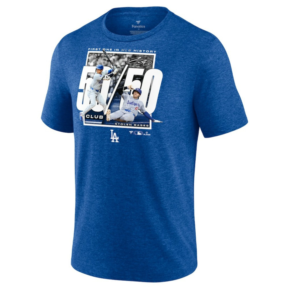 Shohei Ohtani Los Angeles Dodgers Fanatics 50/50 Club T-Shirt for sale