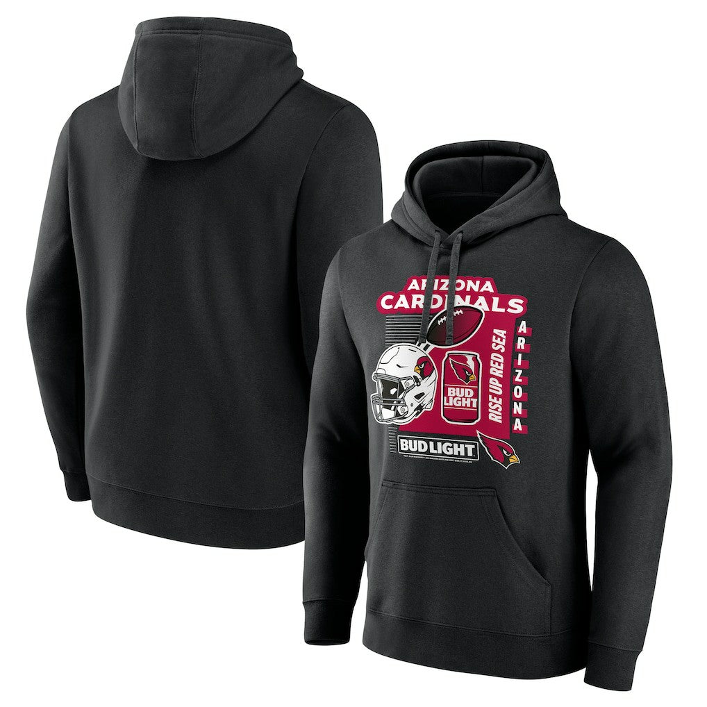 Arizona Cardinals Bud Light Pullover Hoodie Black - NFL