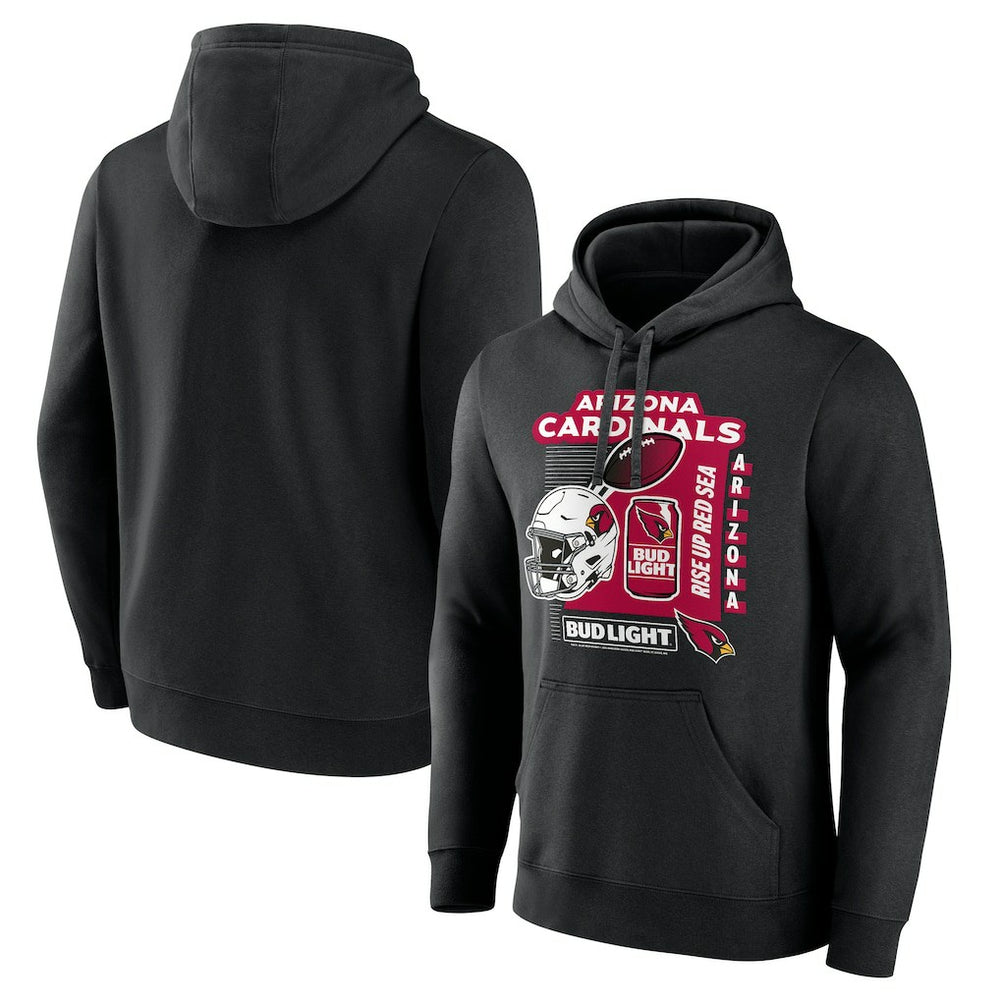 Arizona Cardinals Bud Light Pullover Hoodie Black - NFL