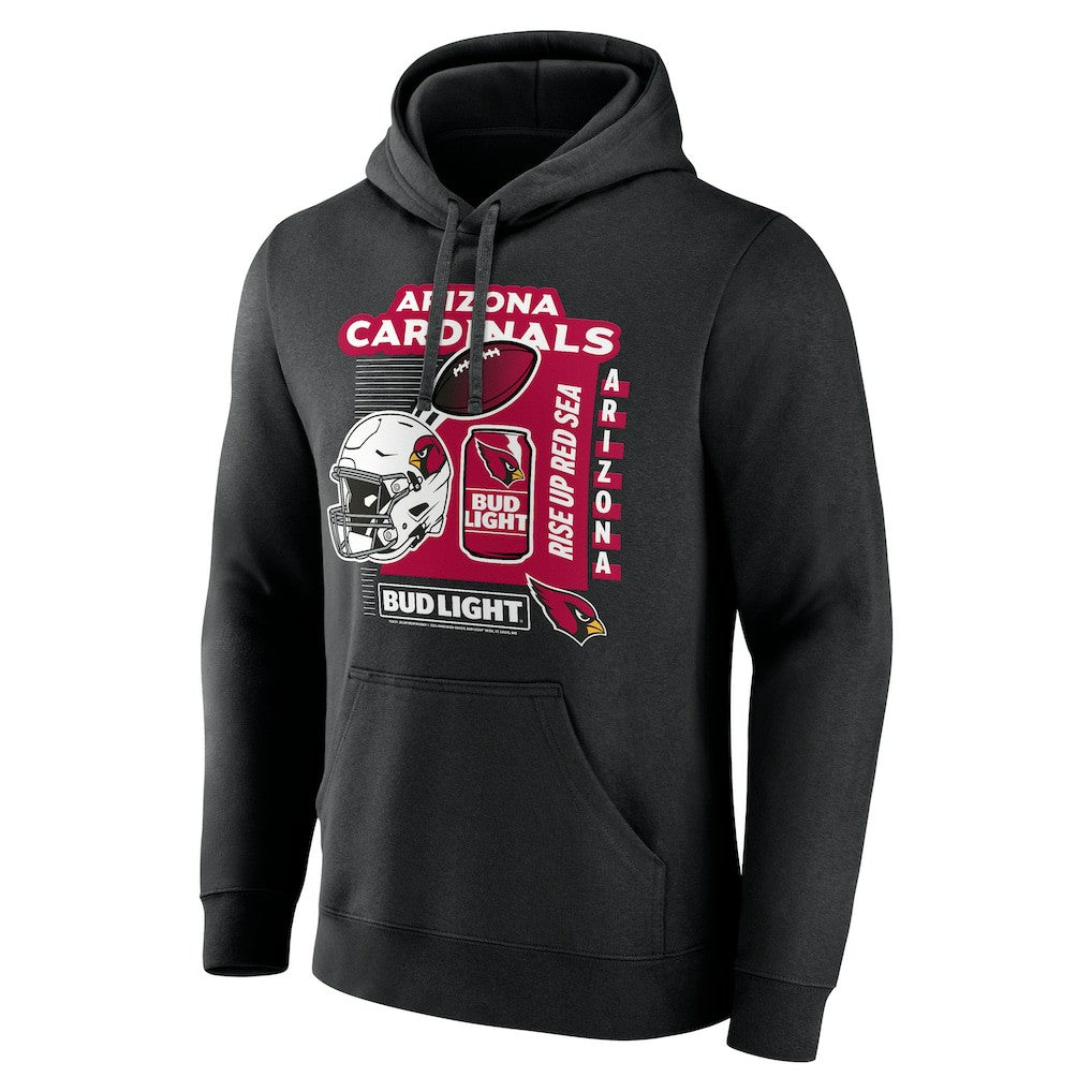 Arizona Cardinals Bud Light Pullover Hoodie Black - NFL