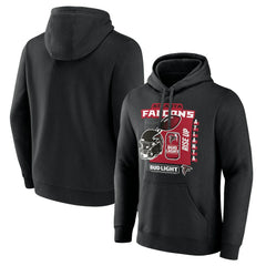 Atlanta Falcons Bud Light Pullover Hoodie Black - NFL