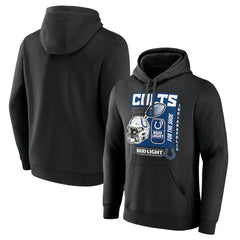 Indianapolis Colts Bud Light Pullover Hoodie Black - NFL