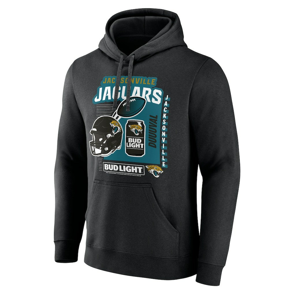 Jacksonville Jaguars Bud Light Pullover Hoodie Black - NFL