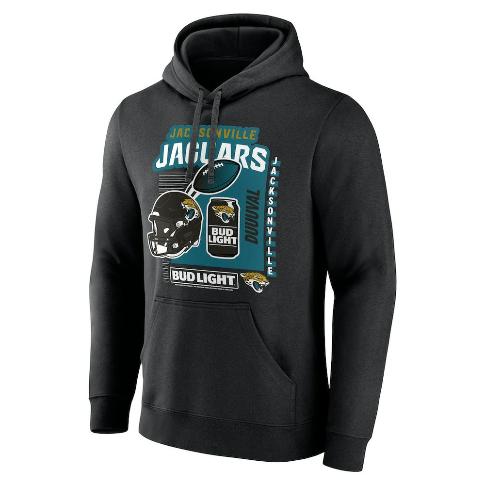 Jacksonville Jaguars Bud Light Pullover Hoodie Black - NFL