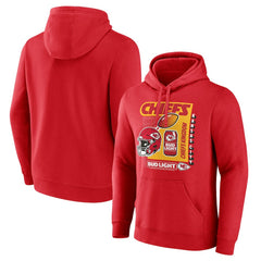 Kansas City Chiefs Bud Light Pullover Hoodie Red - NFL