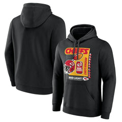 Kansas City Chiefs Bud Light Pullover Hoodie Black - NFL