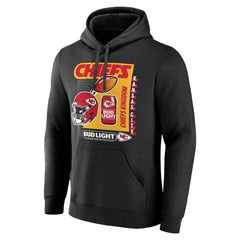 Kansas City Chiefs Bud Light Pullover Hoodie Black - NFL