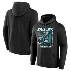 Philadelphia Eagles Bud Light Pullover Hoodie Black - NFL