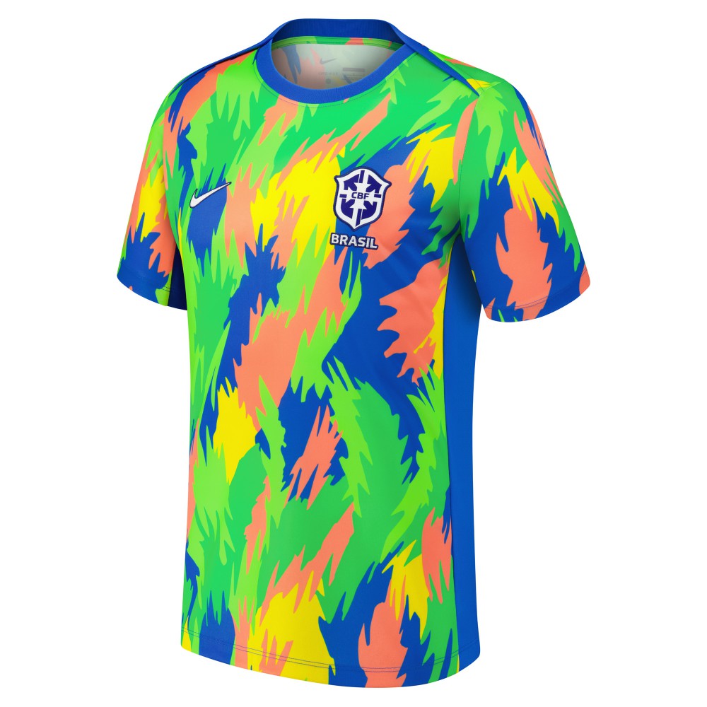 Nike Brazil Women's National Team 2025 Academy Pro Pre-Match Performance Top - Blue