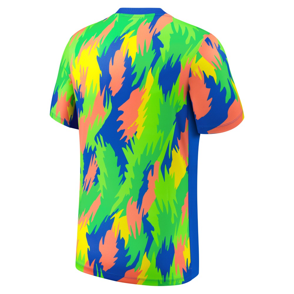 Nike Brazil Women's National Team 2025 Academy Pro Pre-Match Performance Top - Blue