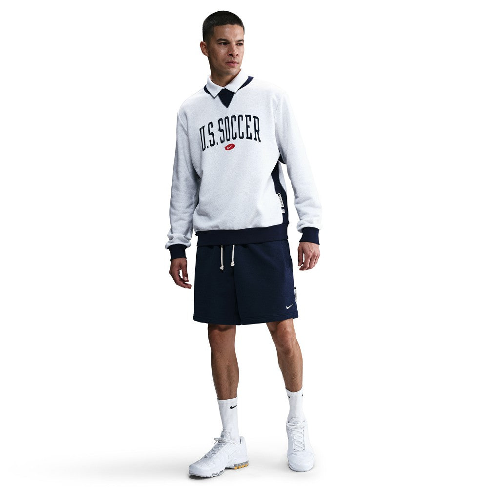 Nike USMNT Standard Issue Pullover Sweatshirt - Heather Gray