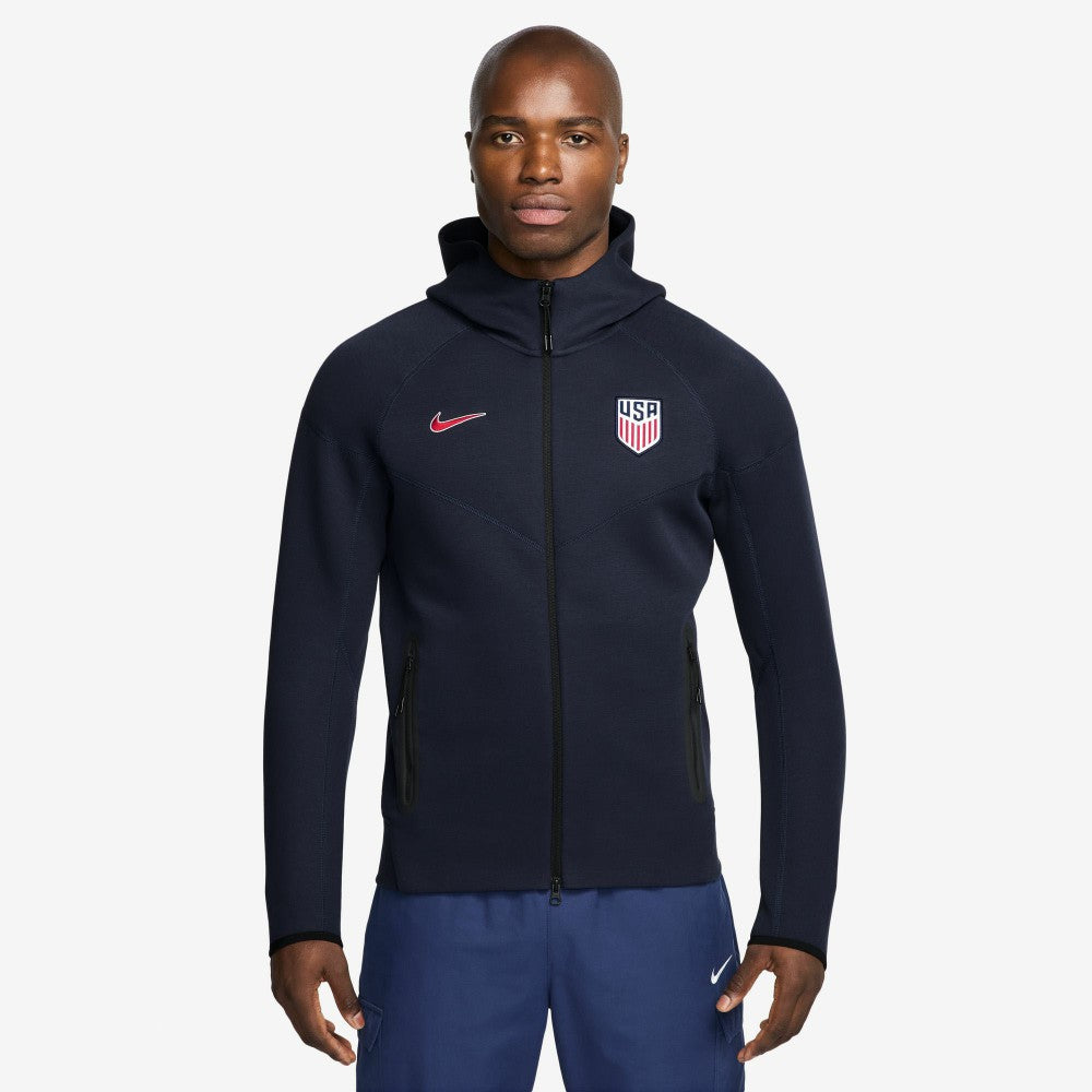 Nike USMNT Tech Fleece Full-Zip Hoodie - Navy