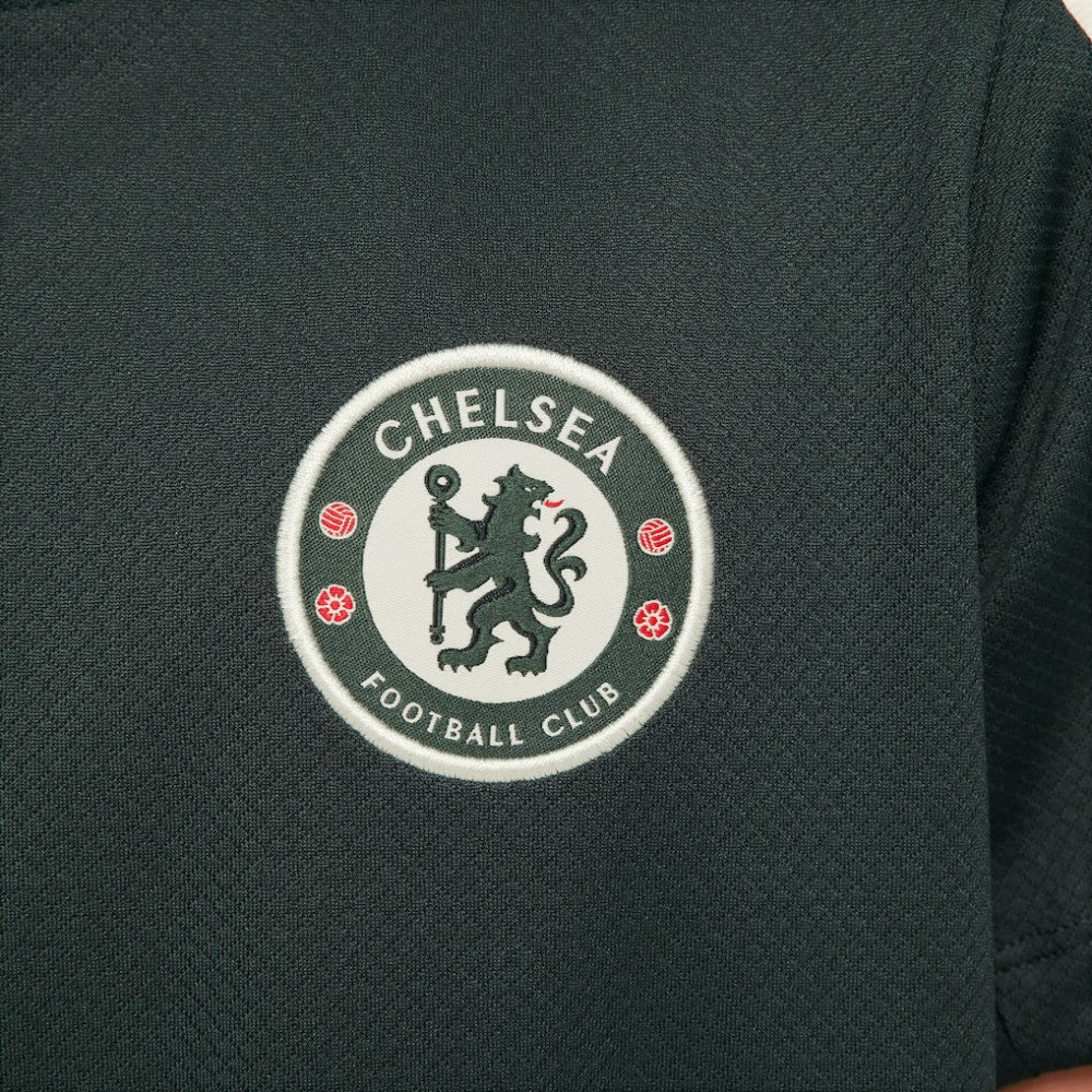 Nike Chelsea Youth 2025/26 Strike Raglan Top - Green