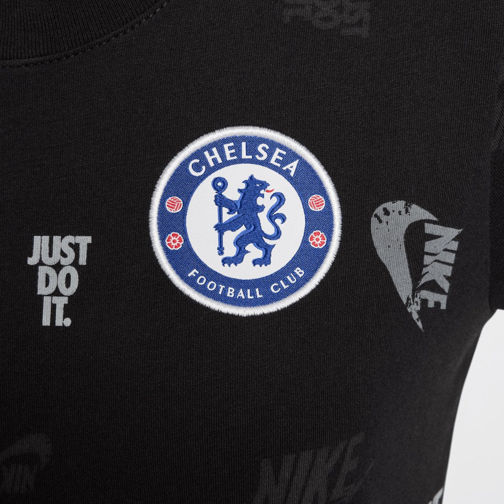 Nike Chelsea Youth Just Do It Crest T-Shirts - Black