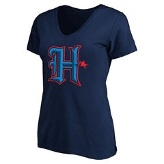 C.J. Stroud Houston Texans Women's Plus Size Fair Catch Name & Number Scoop Neck T-Shirt Navy - NFL