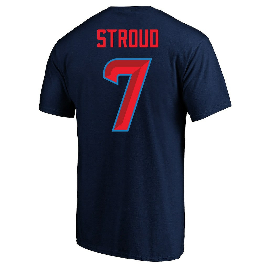 C.J. Stroud Houston Texans Big & Tall Player Name & Number T-Shirt Navy - Fanatics