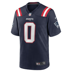 Christian Gonzalez New England Patriots Team Game Jersey Navy - Nike