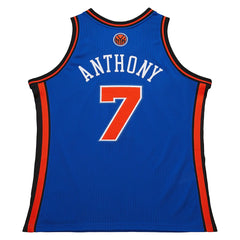 Mitchell & Ness - Carmelo Anthony New York Knicks 2010/11 Hardwood Classics Authentic Jersey - Blue