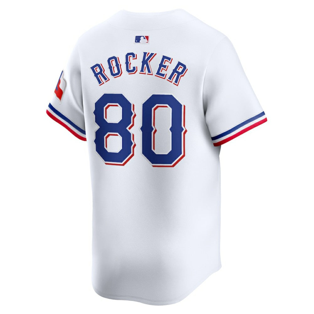 Kumar Rocker Texas Rangers Nike Home Limited Player Jersey - White | MLB Jerseys