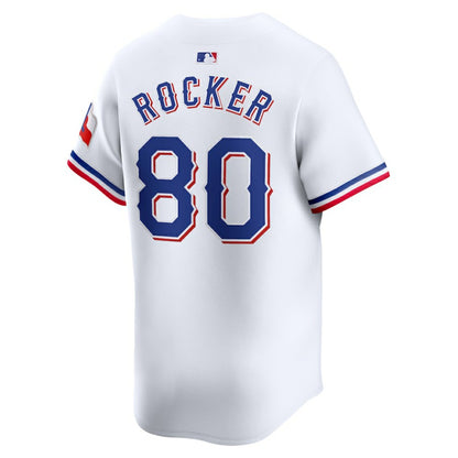 Kumar Rocker Texas Rangers Nike Home Limited Player Jersey - White | MLB Jerseys