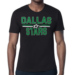 Dallas Stars - Starter Mesh Look Team Name T-Shirt Black