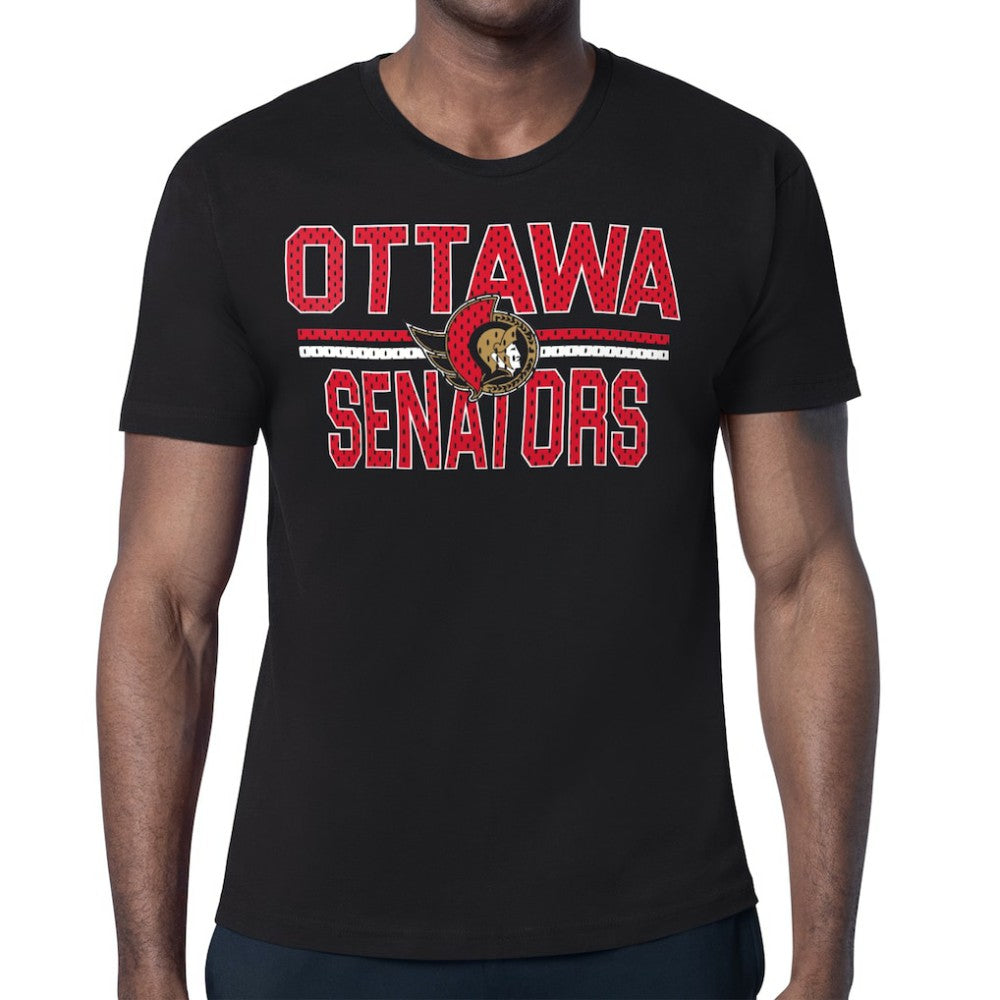 Ottawa Senators - Starter Mesh Look Team Name T-Shirt Black