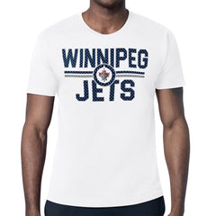 Winnipeg Jets - Starter Mesh Look Team Name T-Shirt White