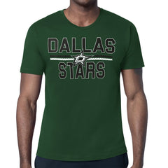 Dallas Stars - Starter Mesh Look Team Name T-Shirt Kelly Green