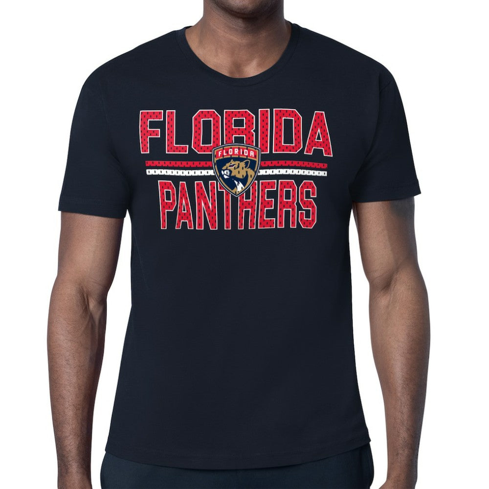 Florida Panthers - Starter Mesh Look Team Name T-Shirt Navy