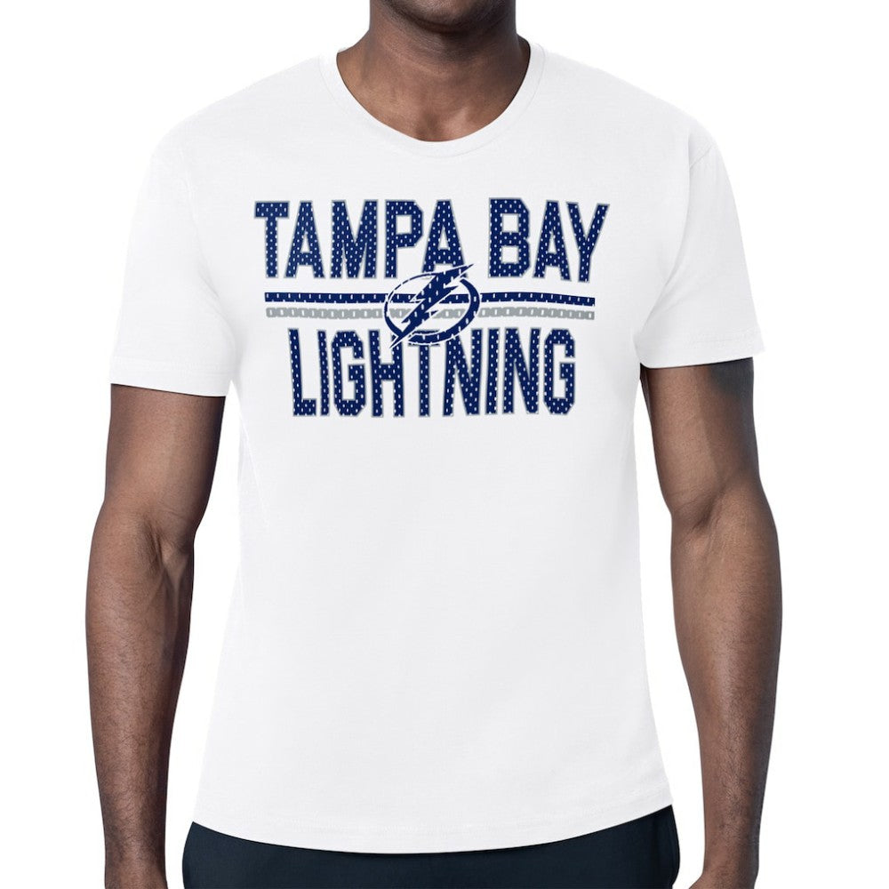 Tampa Bay Lightning - Starter Mesh Look Team Name T-Shirt White
